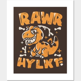 T-rex Rawr Posters and Art